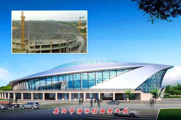 日照游泳池网架